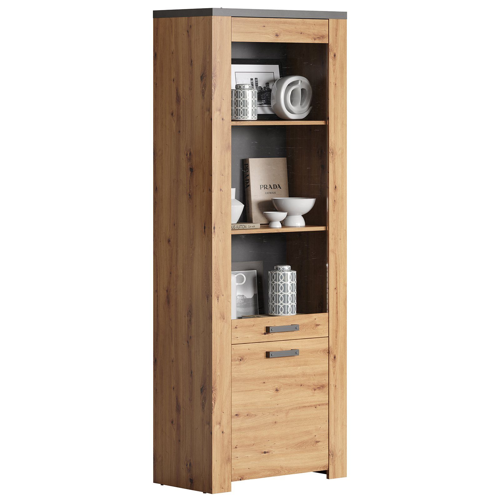 trendteam Vitrine Vitrinenschrank Beistellschrank Schrank Artisan günstig online kaufen
