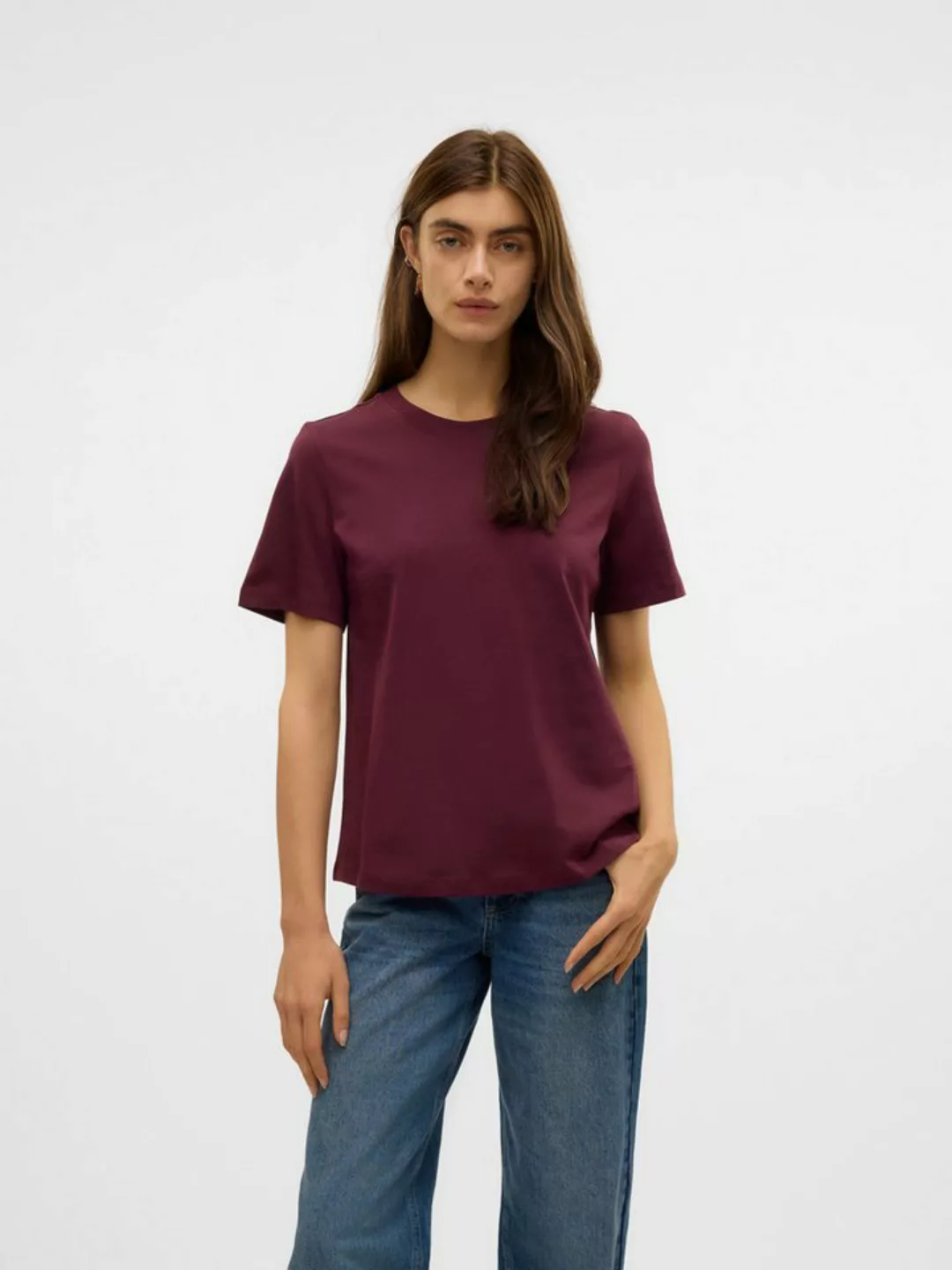 Vero Moda Kurzarmshirt VMPAULINA SS T-SHIRT GA JRS NOOS günstig online kaufen