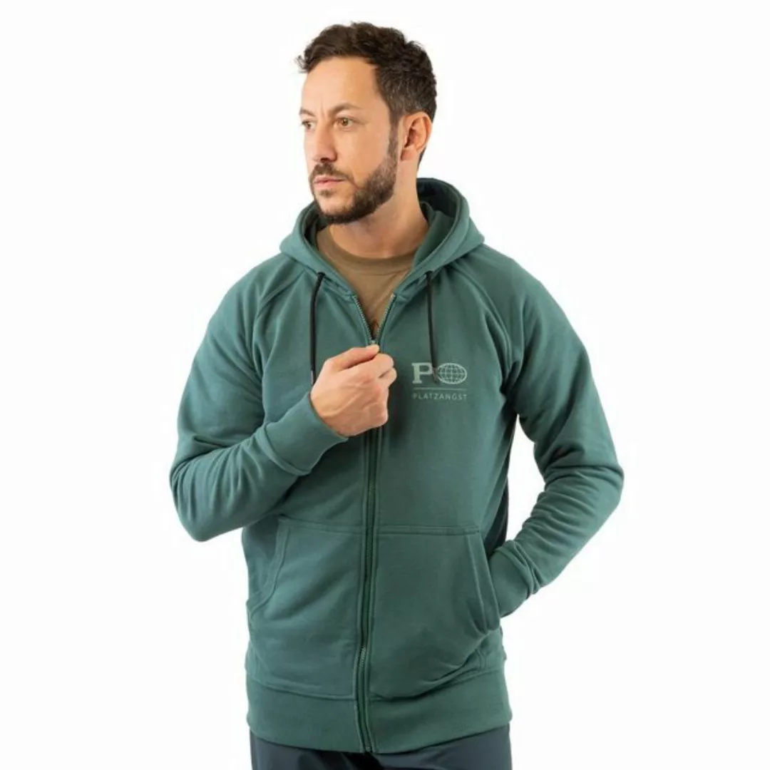 Platzangst Kapuzenpullover Platzangst P Zip Grün XS (1-tlg) günstig online kaufen