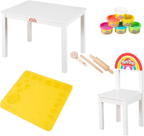 roba® Kindersitzgruppe »Play-Doh«, (Set), inkl. 3D Kreativmatte, Knete und günstig online kaufen