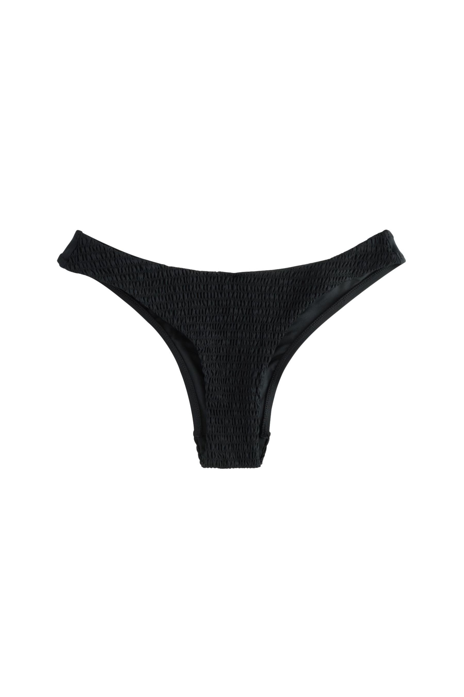 Next Triangel-Bikini-Top Gesmokte Brazilian-Bikinihose, hoher Beinschnitt günstig online kaufen