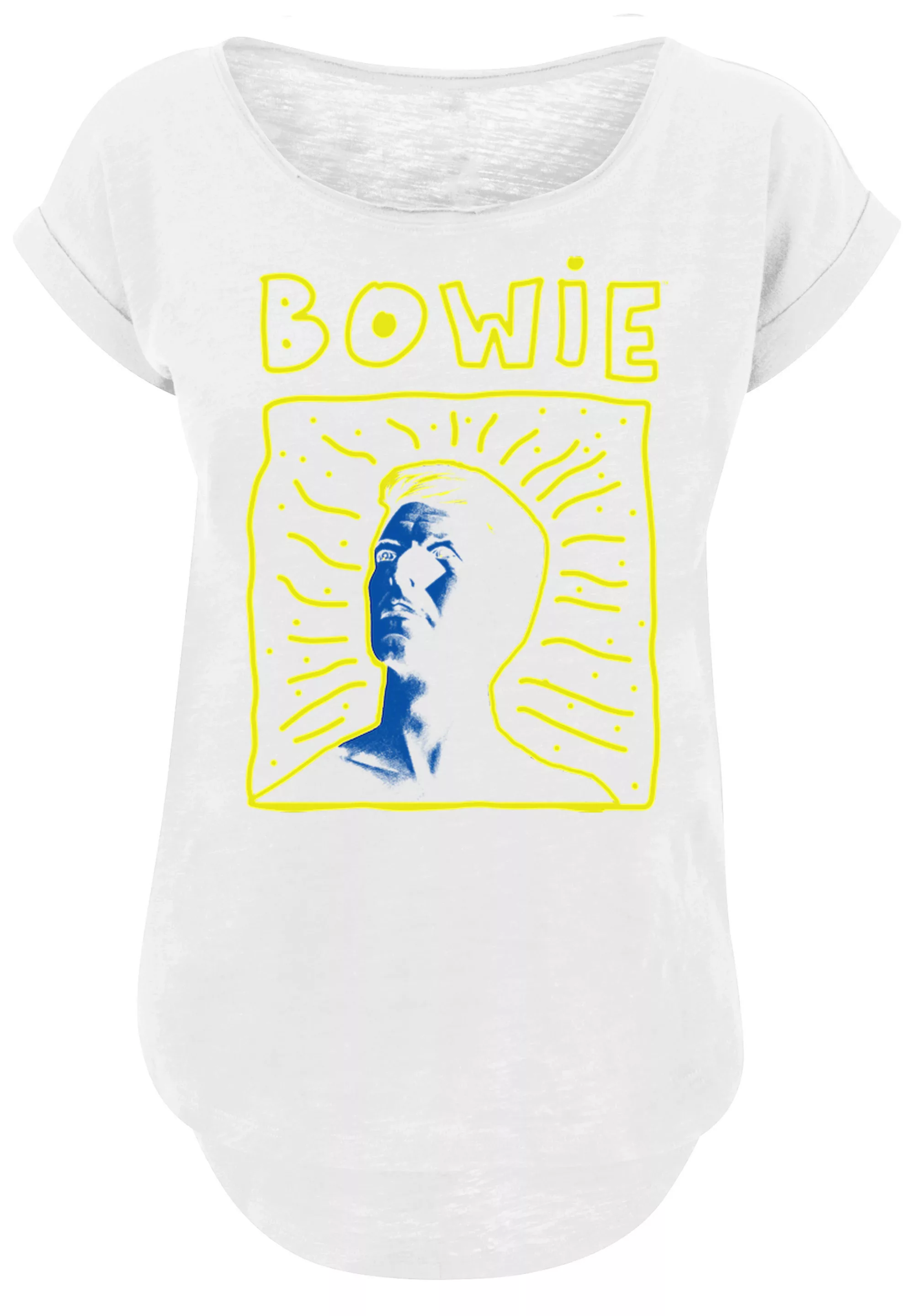 F4NT4STIC T-Shirt "Long Cut T-Shirt David Bowie 90s Frame", Damen,Premium M günstig online kaufen