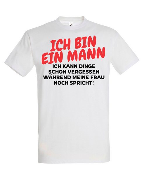 Youth Designz T-Shirt "Ich bin ein Mann" Herren T-Shirt mit witzigen Aufdru günstig online kaufen