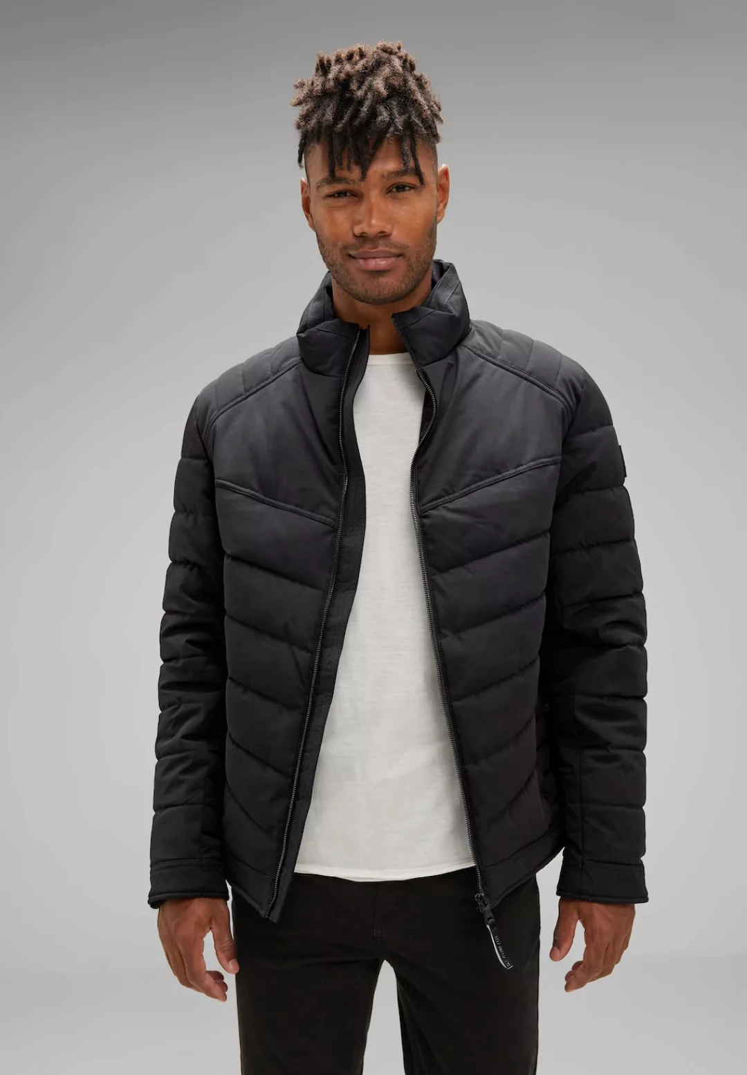 STREET ONE MEN Winterjacke, ohne Kapuze, mit Stehkragen günstig online kaufen