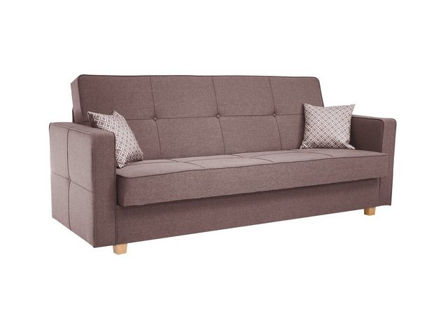 Furnix Schlafsofa MELOTTE Polstercouch mit Schlaffunktion & Bettkasten, Kli günstig online kaufen