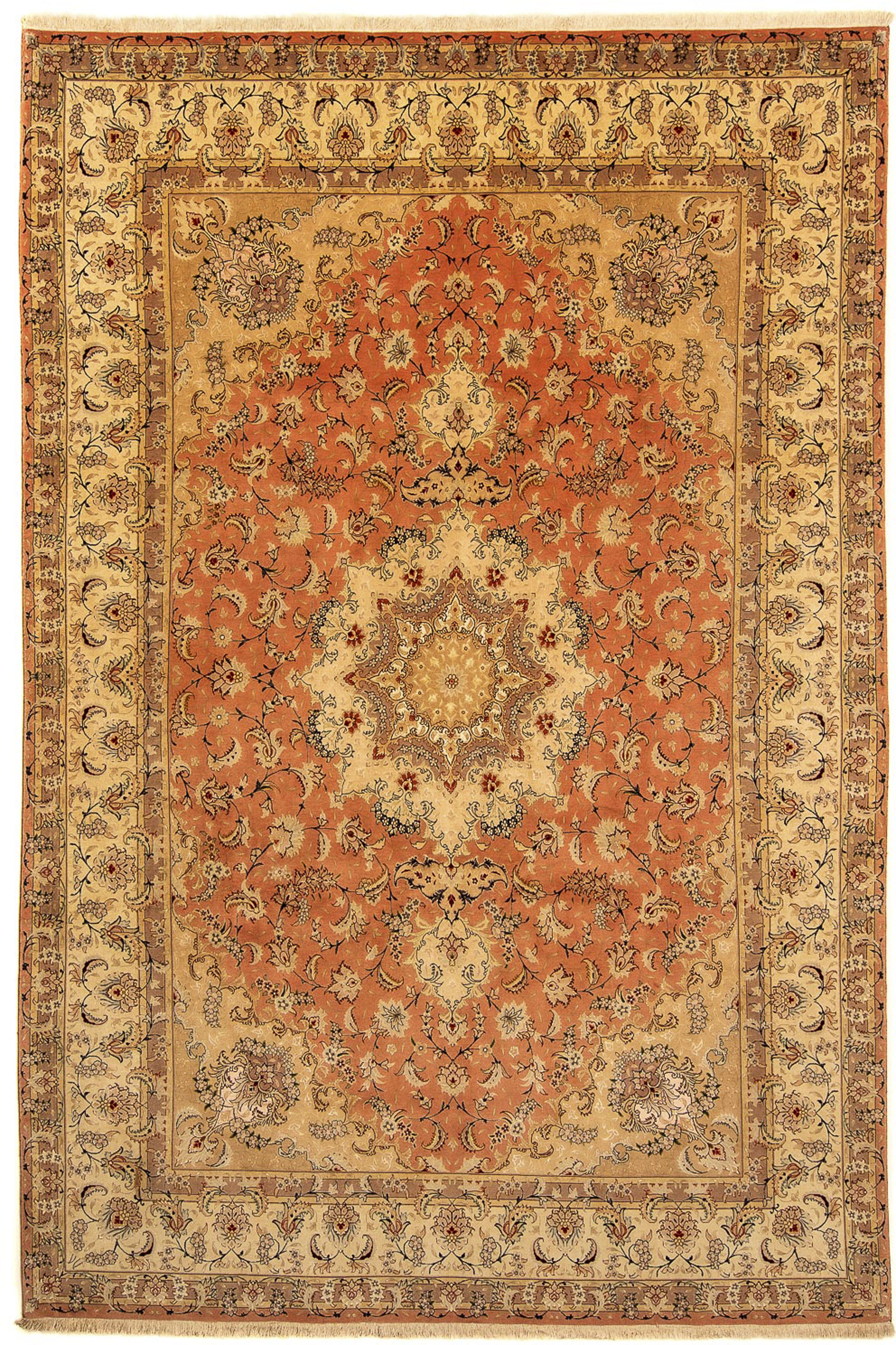 morgenland Orientteppich »Perser - Täbriz - Royal - 353 x 246 cm - rost«, r günstig online kaufen