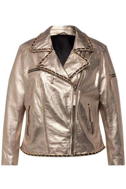 Angel of Style Lederjacke Leder-Bikerjacke echtes Leder Beschichtung günstig online kaufen