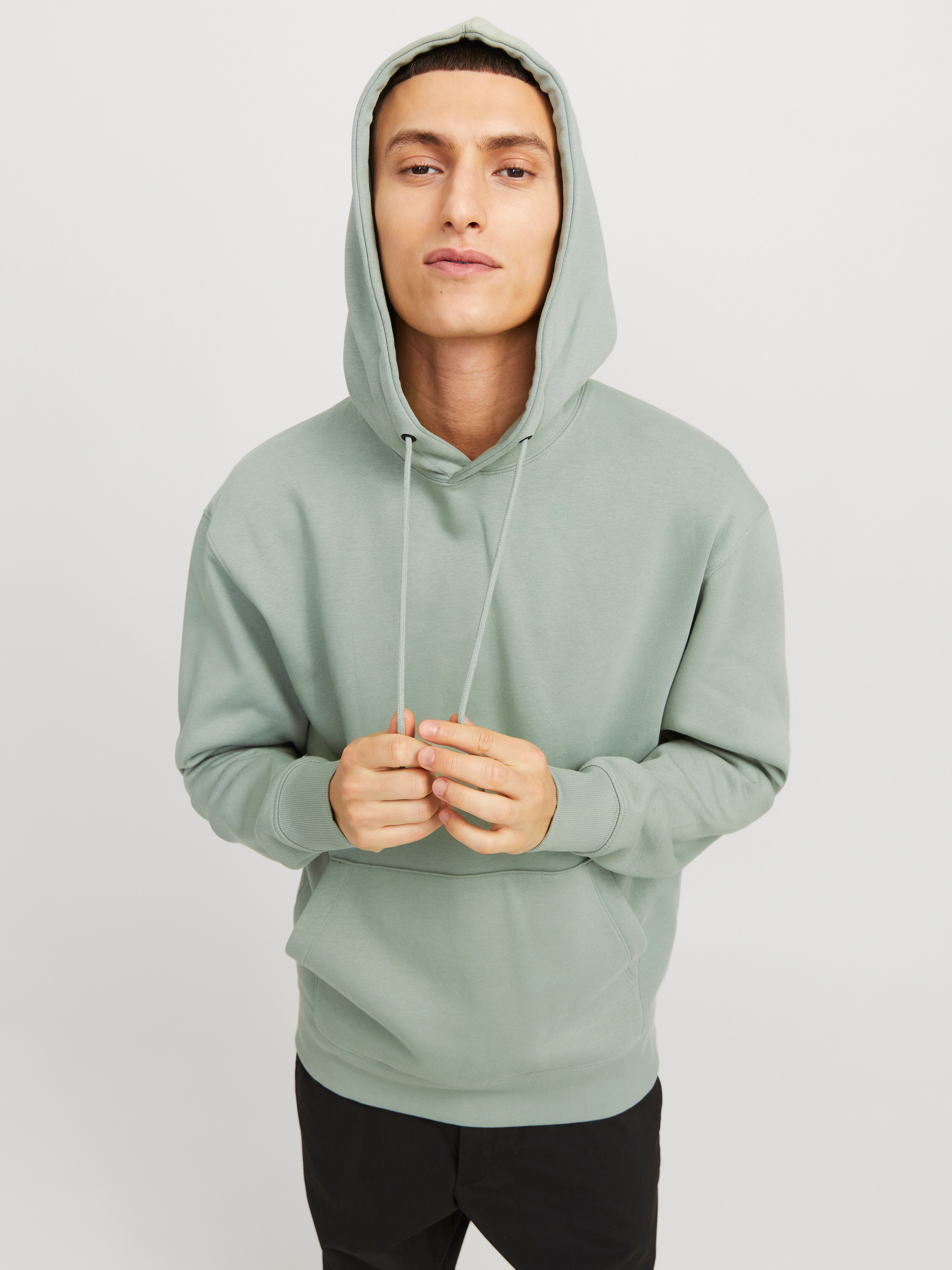 Jack & Jones Kapuzensweatshirt "JJESTAR BASIC SWEAT HOOD NOOS", mit Rippbün günstig online kaufen