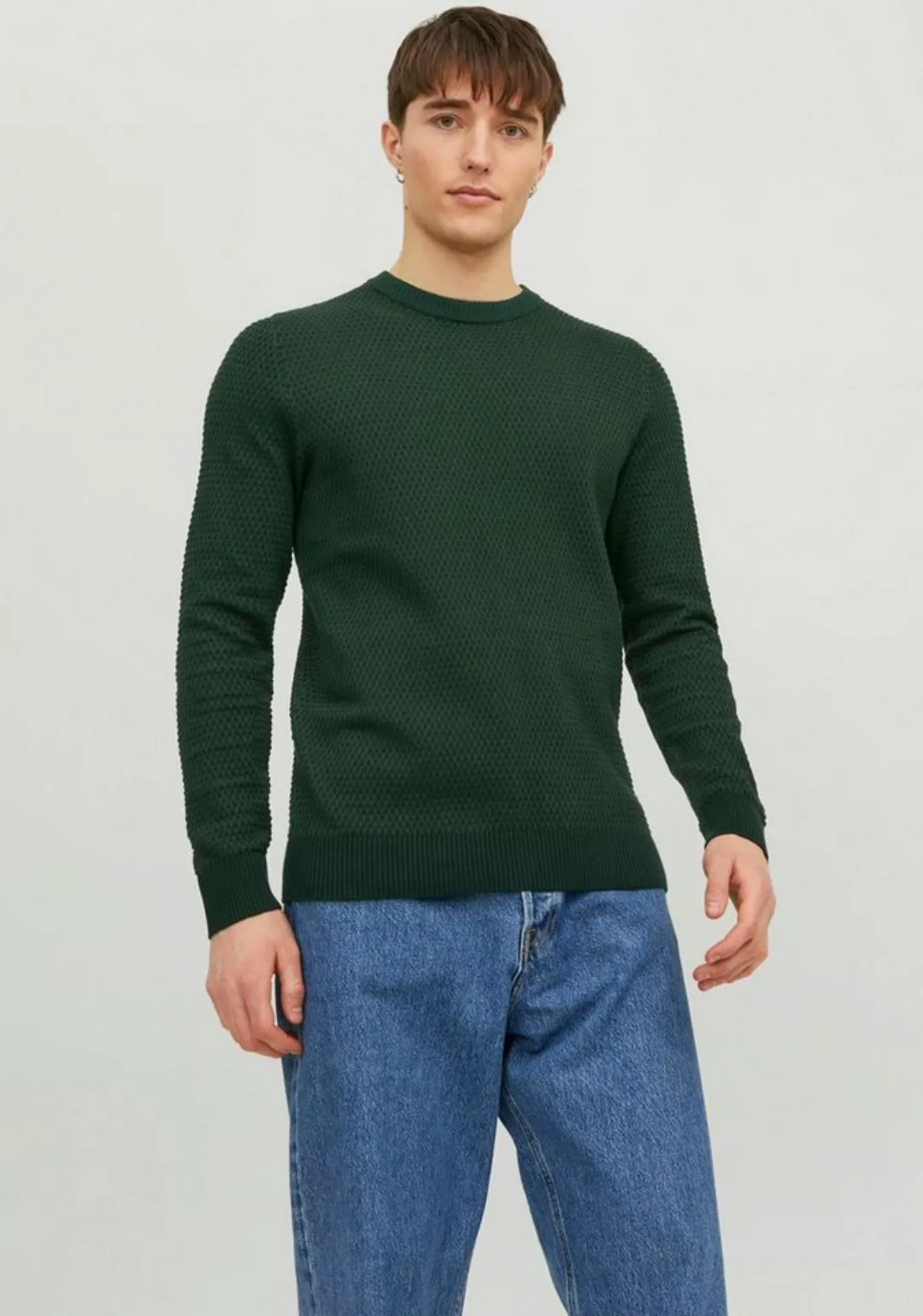 Jack & Jones Rundhalspullover JJEATLAS KNIT CREW NECK NOOS günstig online kaufen