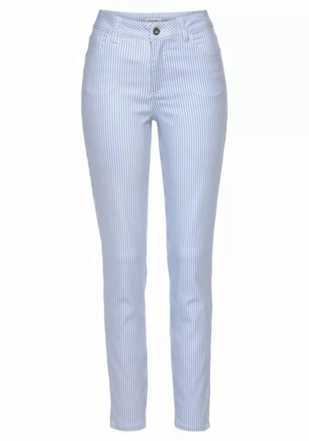 LASCANA Jeggings mit Streifenmuster, Skinny-Jeans aus weichem Stretch-Denim günstig online kaufen