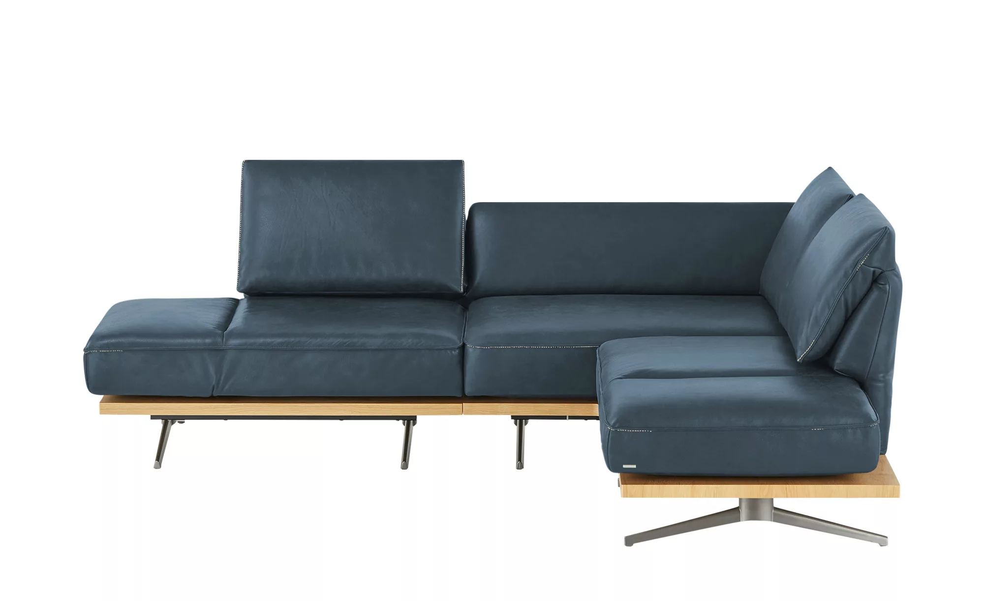 KOINOR Ecksofa  Phoenix - blau - 87 cm - Polstermöbel > Sofas > Ecksofas - günstig online kaufen