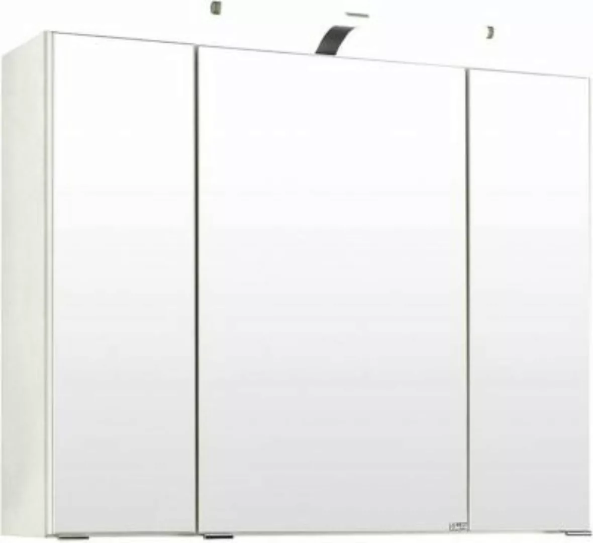 Lomadox Spiegelschrank COMO-03, weiß, B x H x T ca.: 80 x 64 x 20cm günstig online kaufen