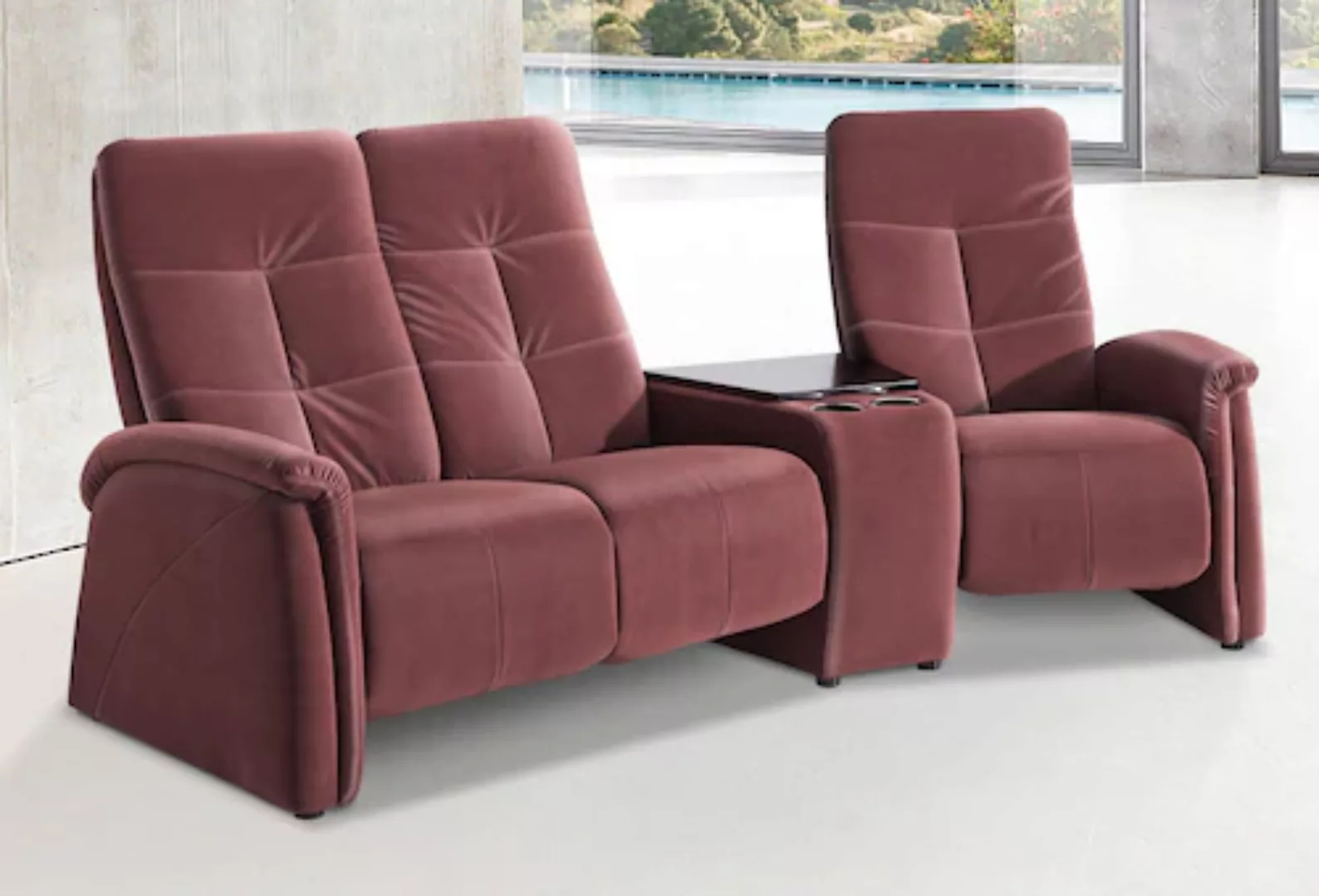 exxpo - sofa fashion 3-Sitzer Tivoli, mit Relaxfunktion günstig online kaufen