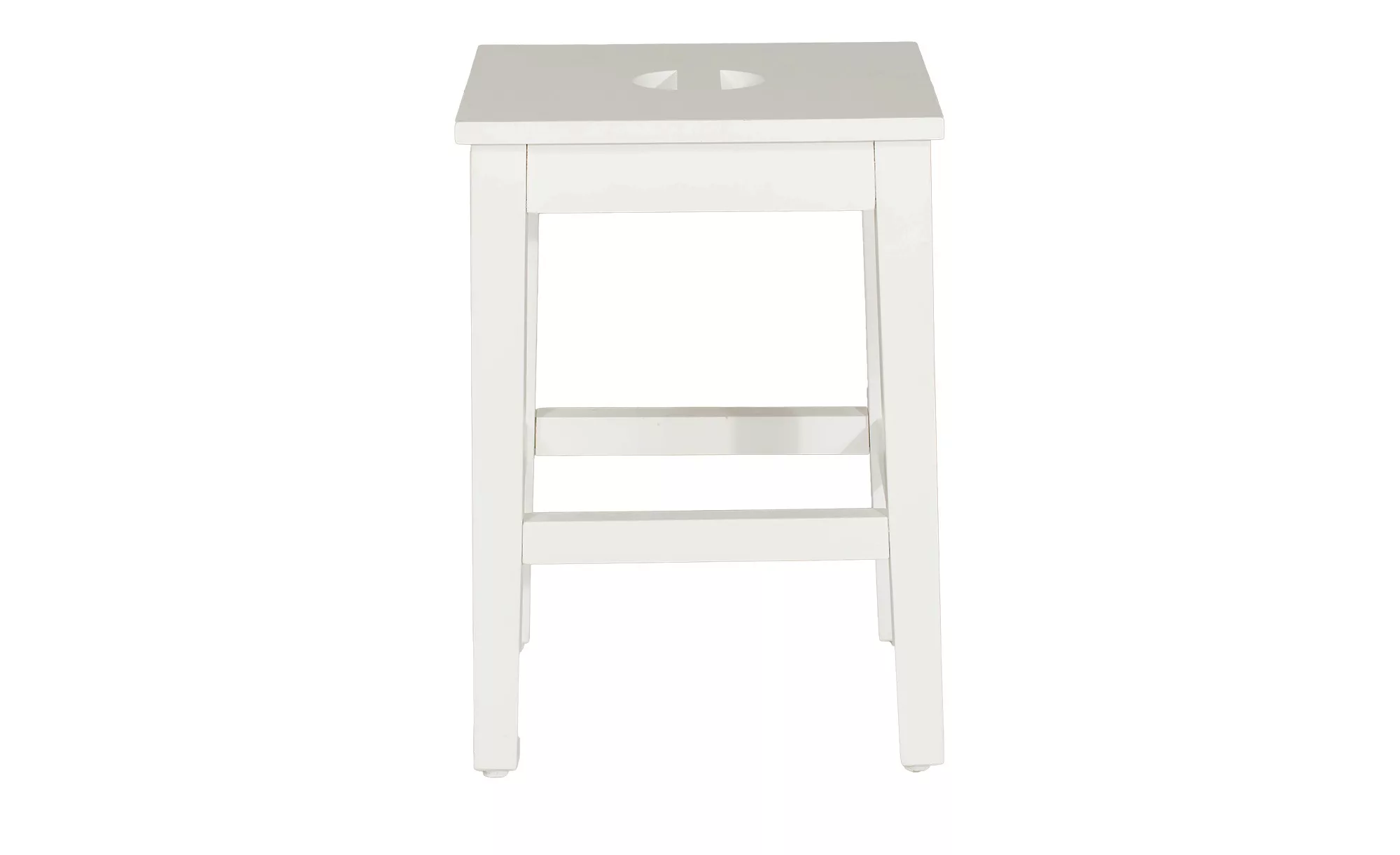 Hocker  Tarun ¦ weiß ¦ Maße (cm): B: 33 H: 47 T: 33.0 Polstermöbel > Hocker günstig online kaufen