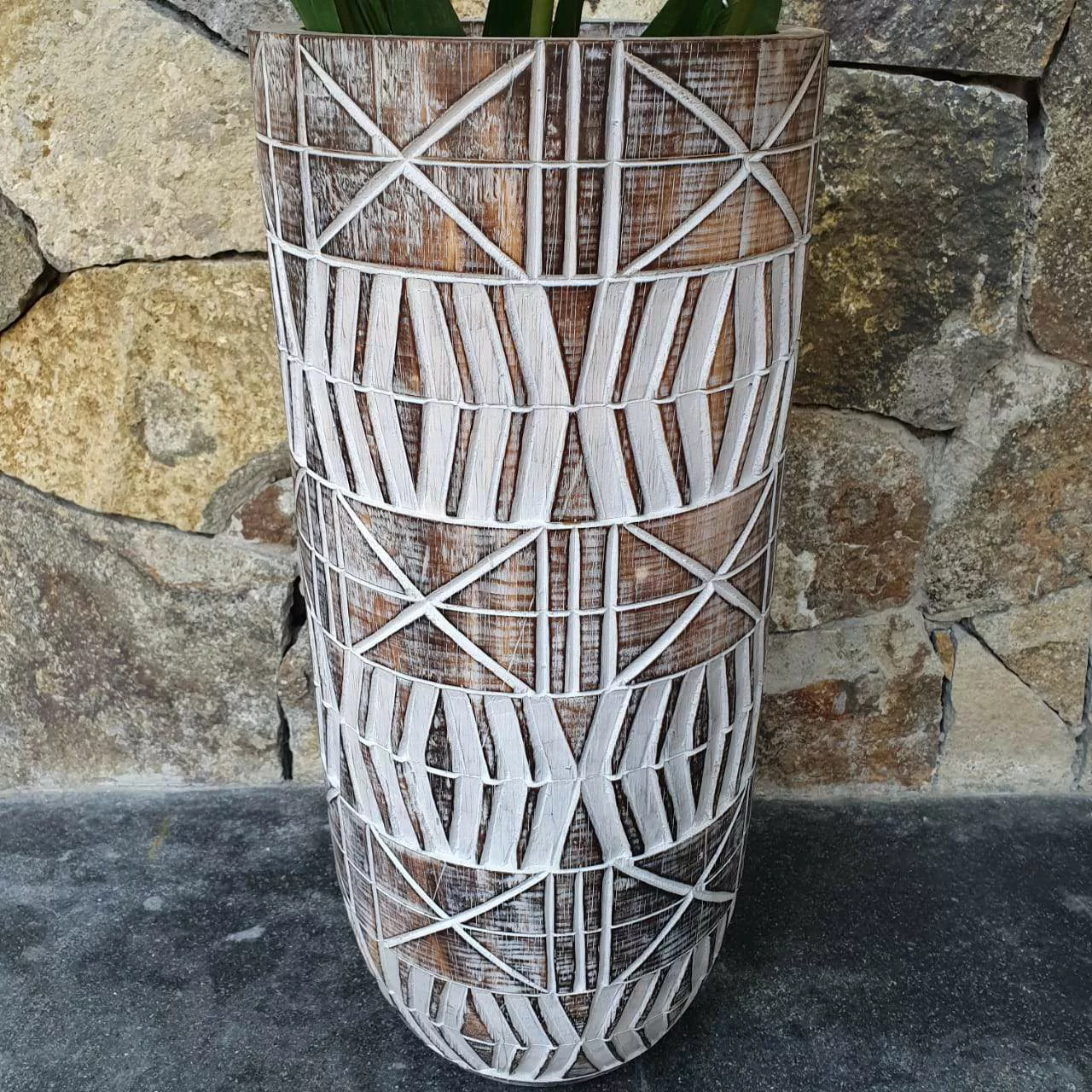 Fair & Fine | Vase Tribal günstig online kaufen