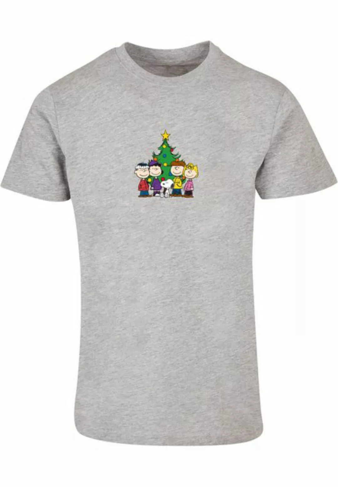 Merchcode T-Shirt Merchcode Herren Peanuts Christmas Tree Basic Round Neck günstig online kaufen