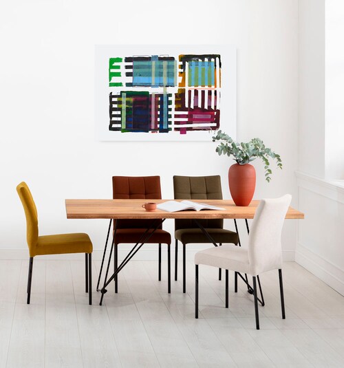 Komar Leinwandbild »Grids & Stripes«, (1 St.), 60x90 cm (Breite x Höhe), Ke günstig online kaufen