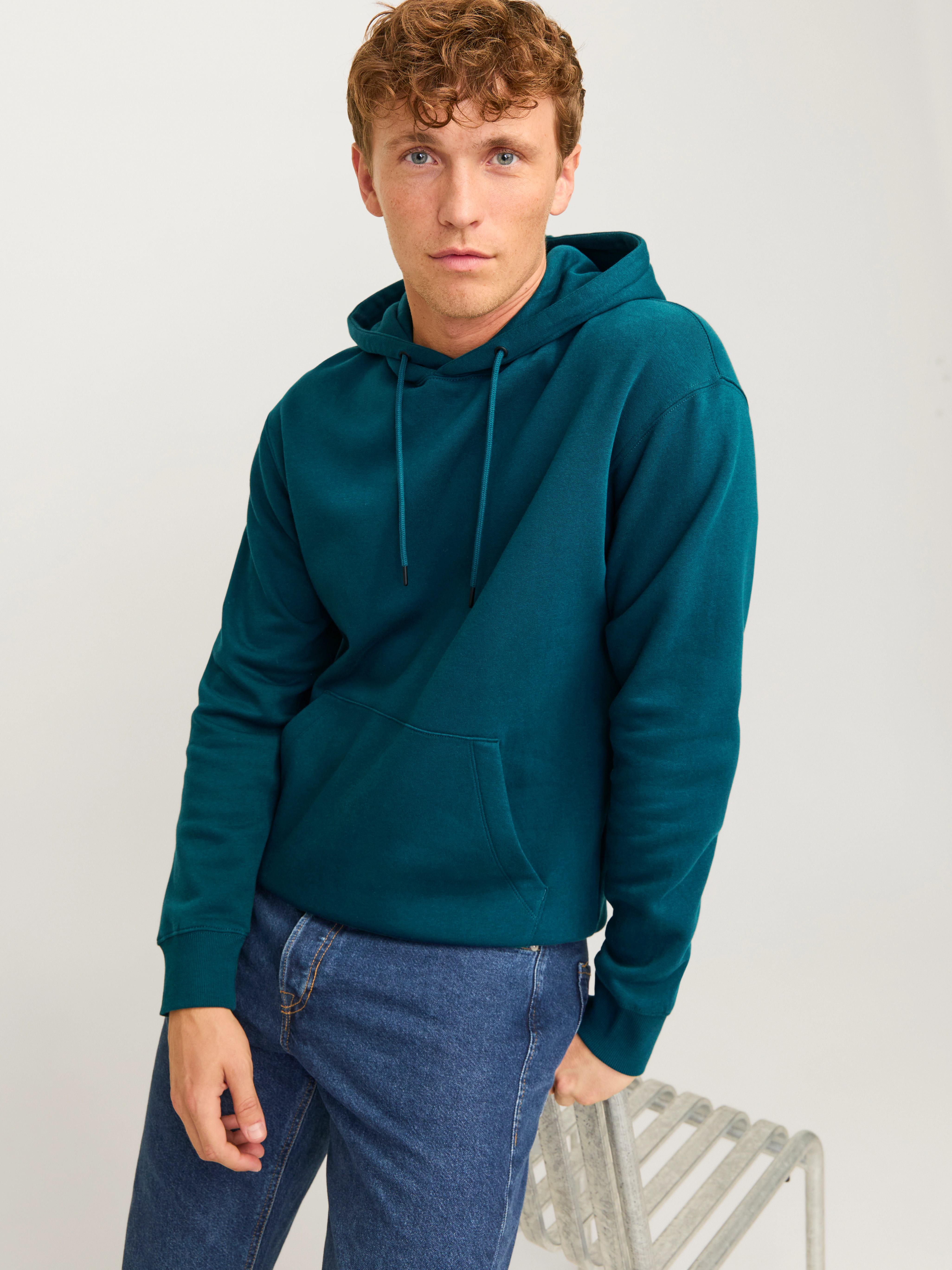 Jack & Jones Kapuzensweatshirt "JJESTAR BASIC SWEAT HOOD NOOS", mit Rippbün günstig online kaufen