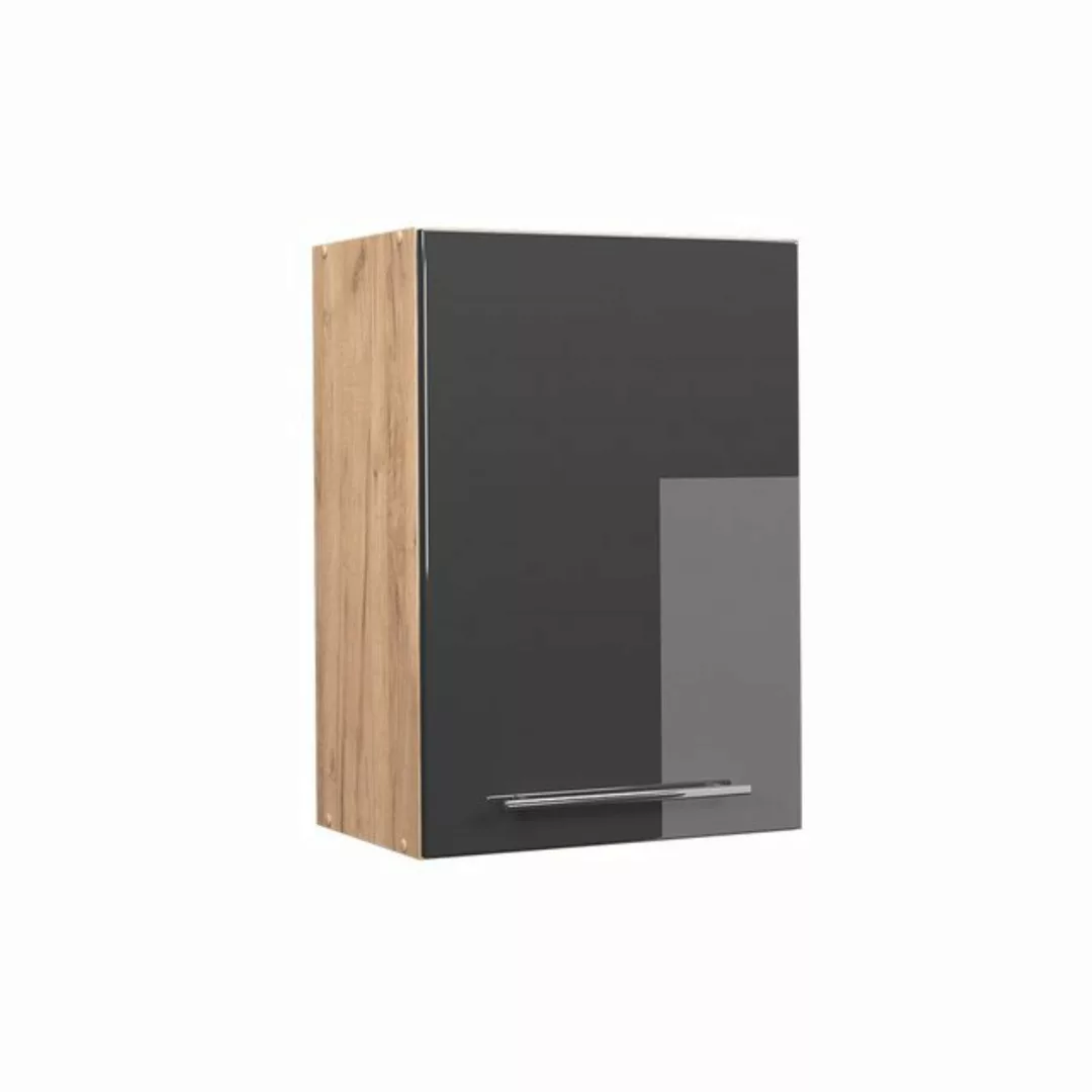 Vicco Hängeschrank Küchenhängeschrank 50 cm Fame-Line Goldkraft Anthrazit H günstig online kaufen