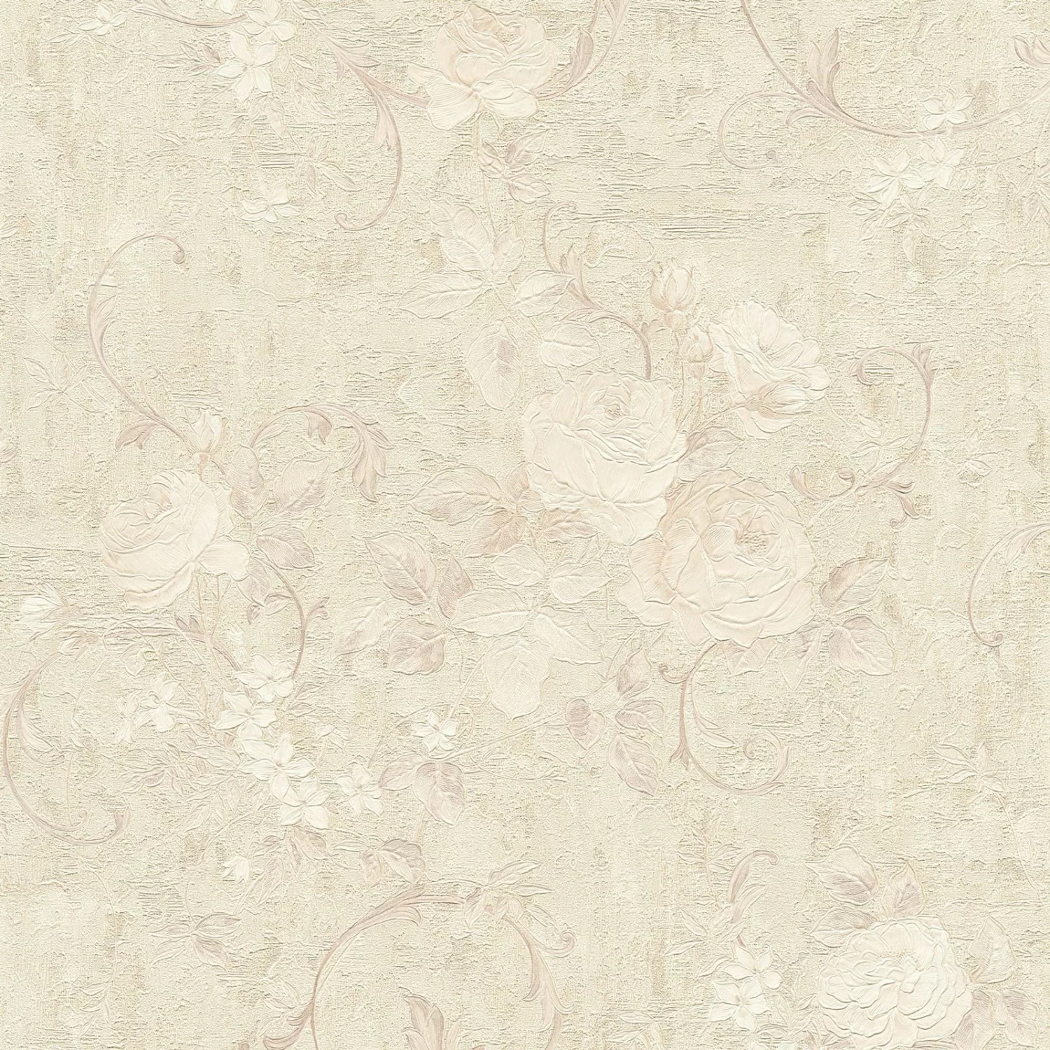 Bricoflor Pastell Tapete mit Blumen Romantische Vlies Blumentapete in Hellg günstig online kaufen