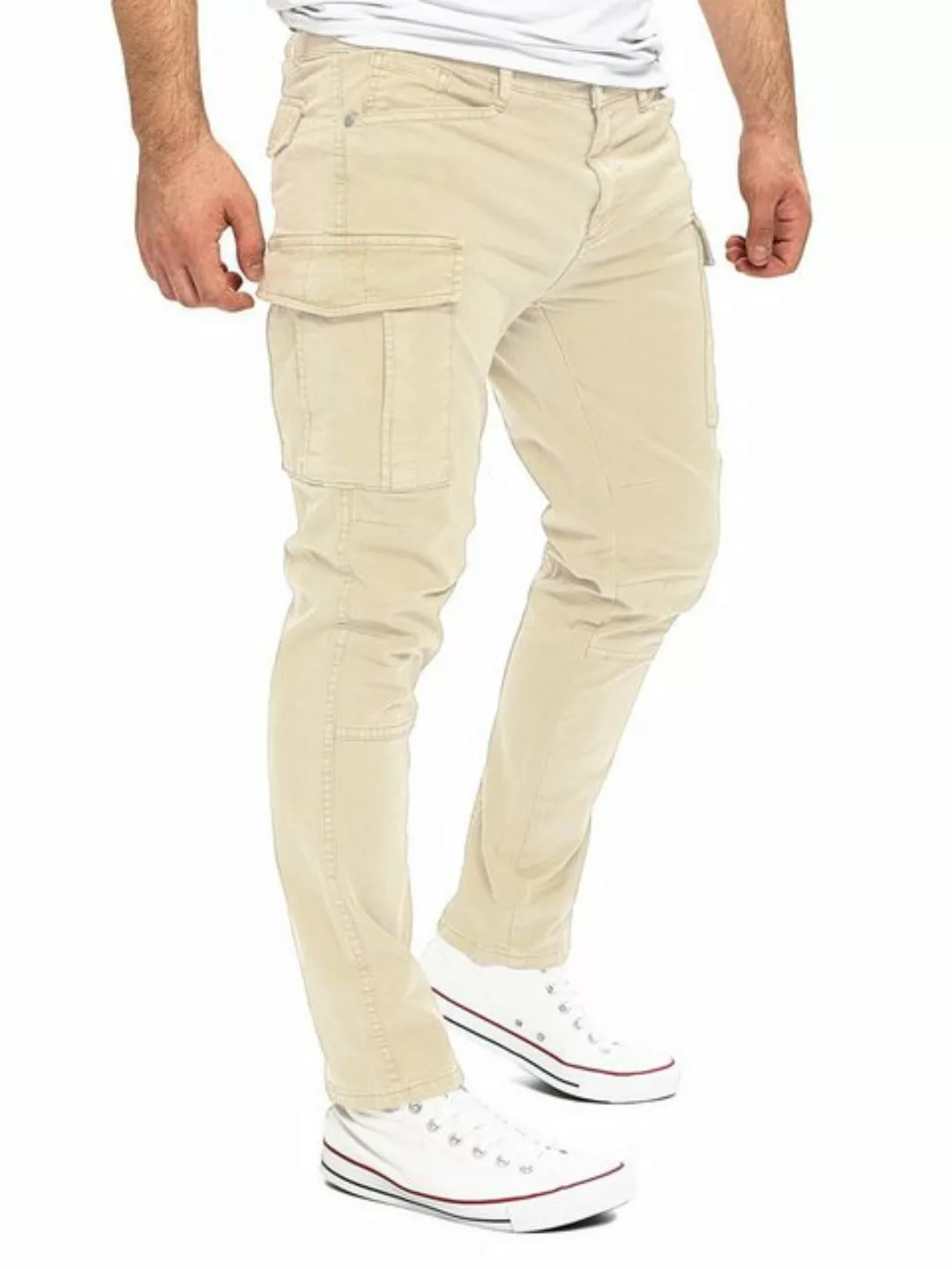 Yazubi Cargohose Cargo Chino Jayden (1-tlg) mit aufgesetzten Cargotaschen günstig online kaufen