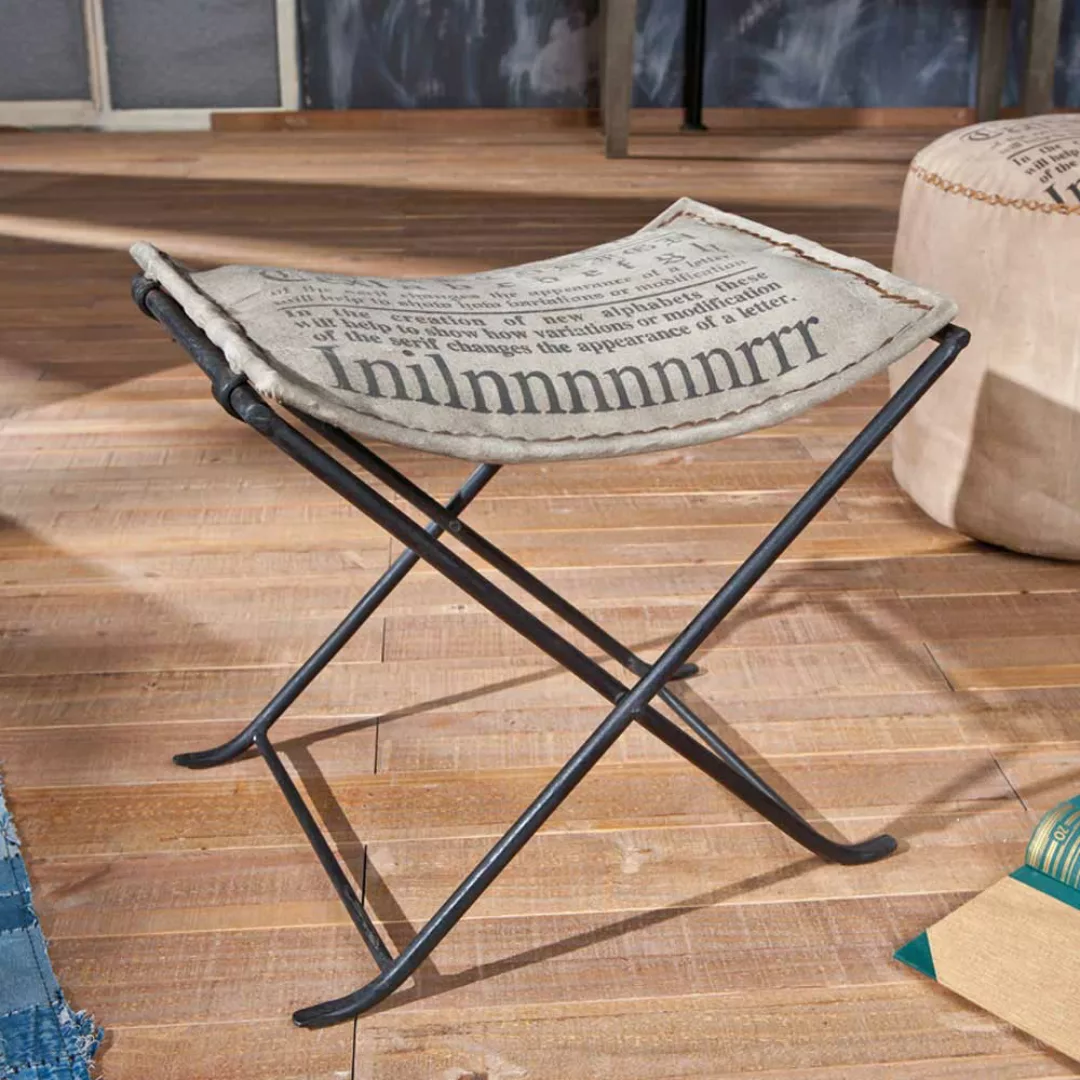 Hocker im Loft Design klappbar günstig online kaufen