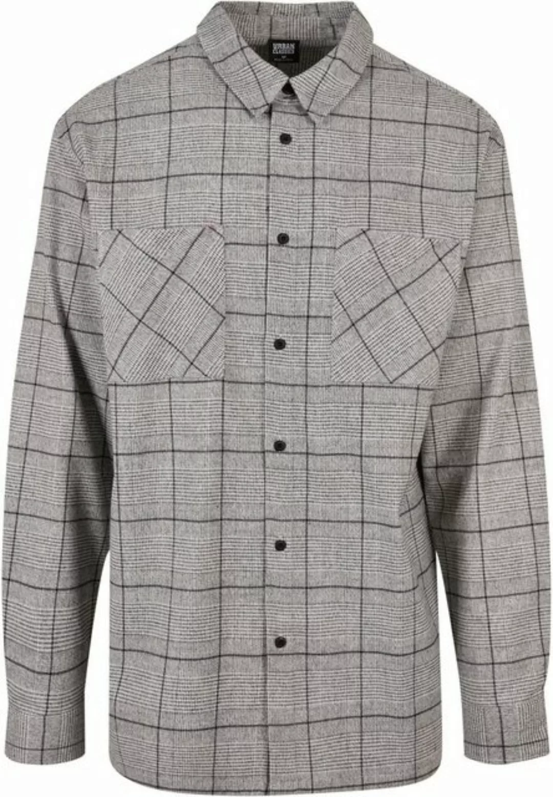URBAN CLASSICS Langarmhemd Urban Classics Herren Long Oversized Checked Gre günstig online kaufen