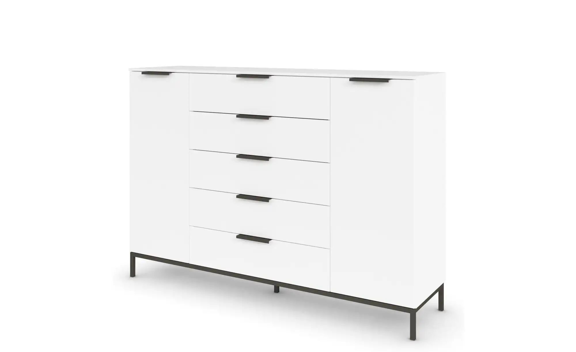 Highboard   ¦ weiß ¦ Maße (cm): B: 160 H: 111 Kommoden & Sideboards > Highb günstig online kaufen