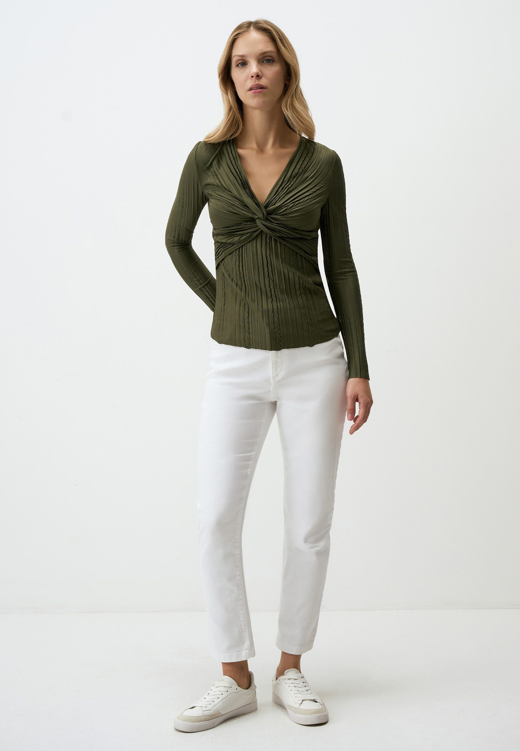 Jimmy Key Strickpullover Slim Fit Strickbluse günstig online kaufen