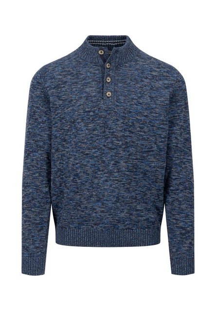 FYNCH-HATTON Strickpullover Buttoned Troyer, twisted mouliné günstig online kaufen