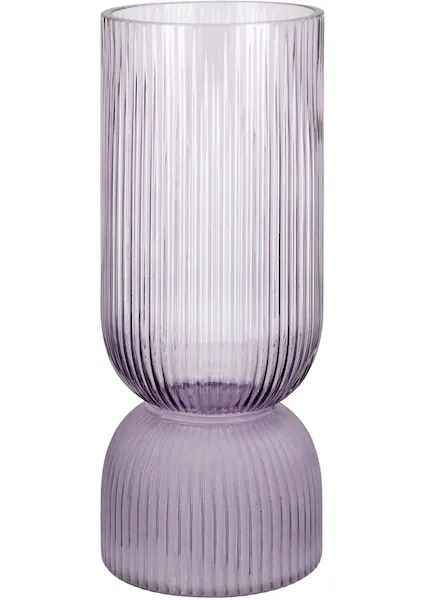 GILDE Tischvase »Vase Duppo, aus Glas, Ø ca. 10 cm«, (1 St.), Vasenöffnung günstig online kaufen