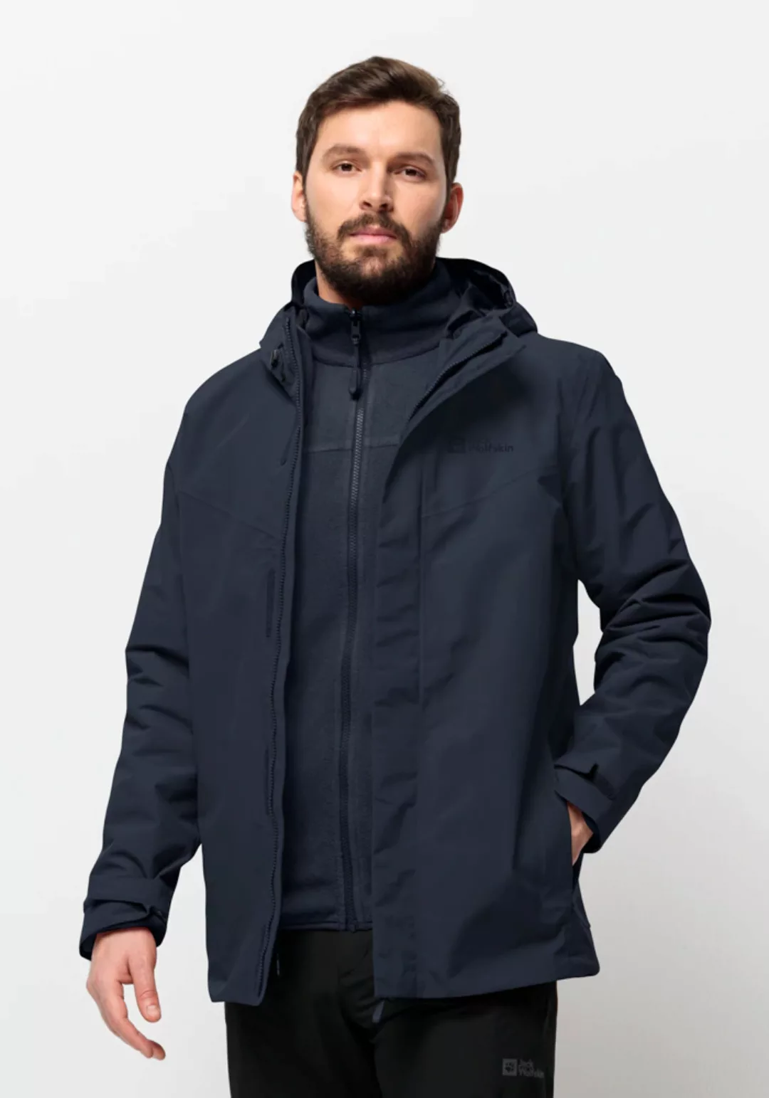 Jack Wolfskin 3-in-1-Funktionsjacke "ALTENBERG 3IN1 JKT M", (2 teilig), mit günstig online kaufen