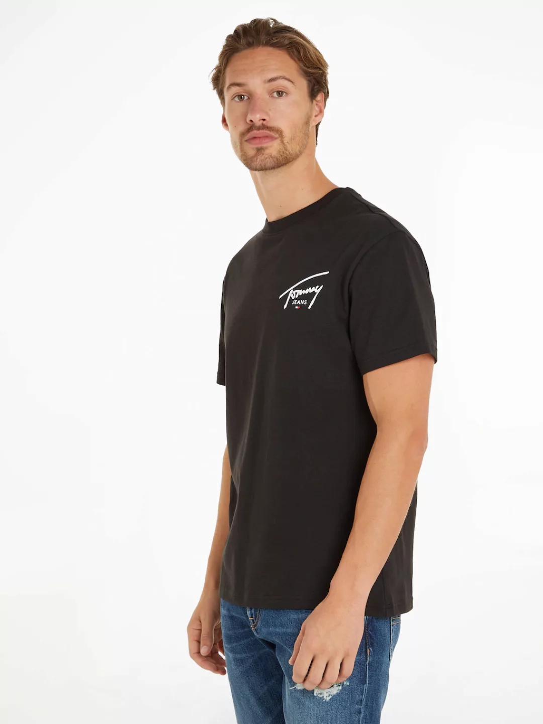 Tommy Jeans T-Shirt TJM REG SIGNATURE PRINT TEE EXT günstig online kaufen