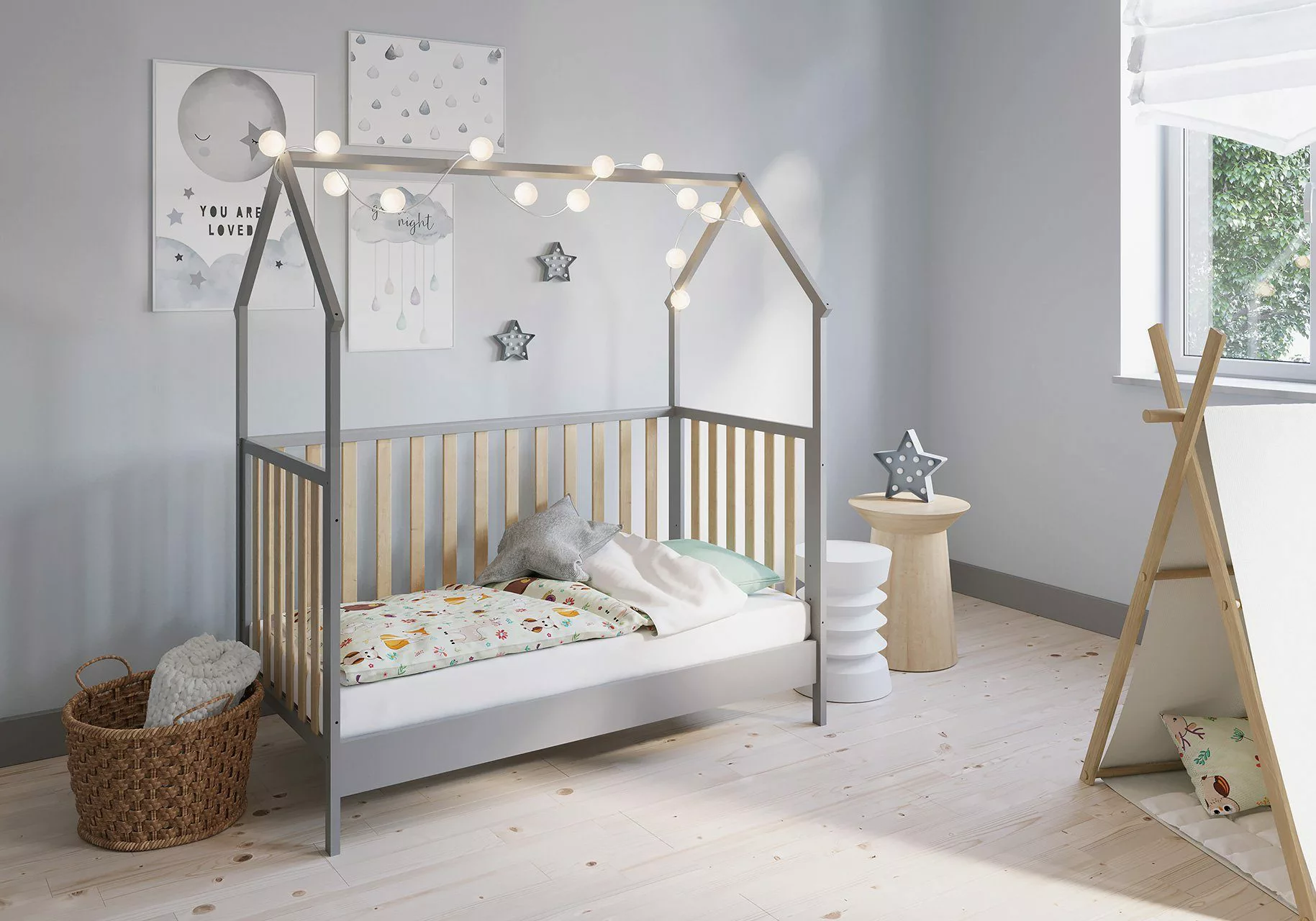 FabiMax Kinderbett Hausbett Schlafmütze 140 x günstig online kaufen