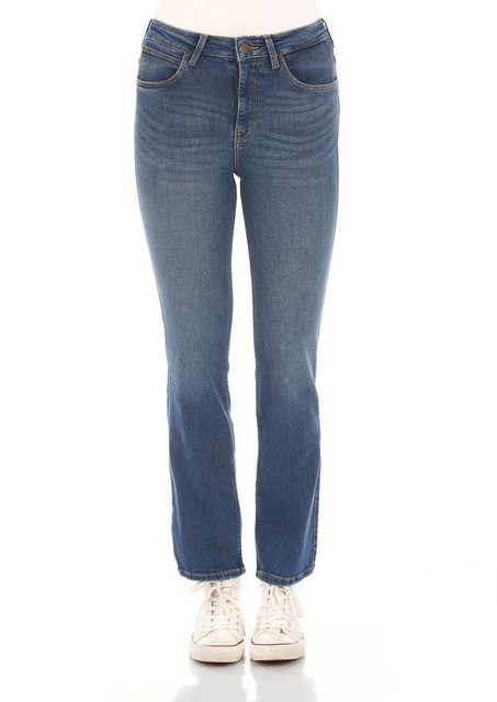 Lee Damen Jeans Breese - Bootcut - Blau - Mid Worn Martha günstig online kaufen