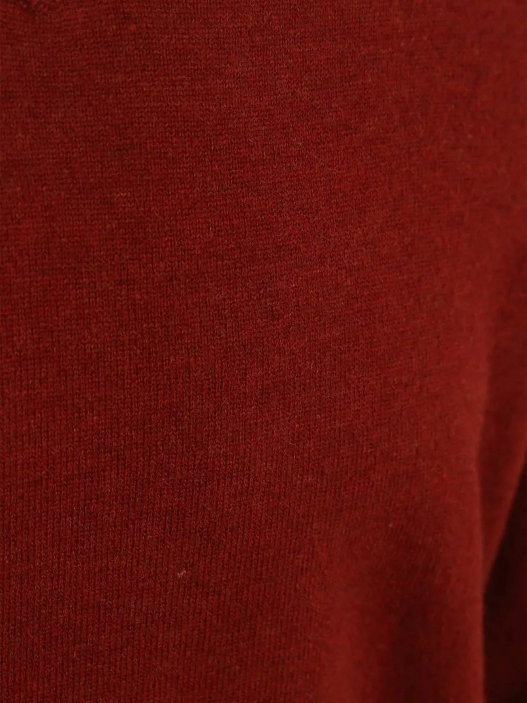 Steppin' Out Pullover V-Ausschnitt Merinowolle Rot - Größe M günstig online kaufen