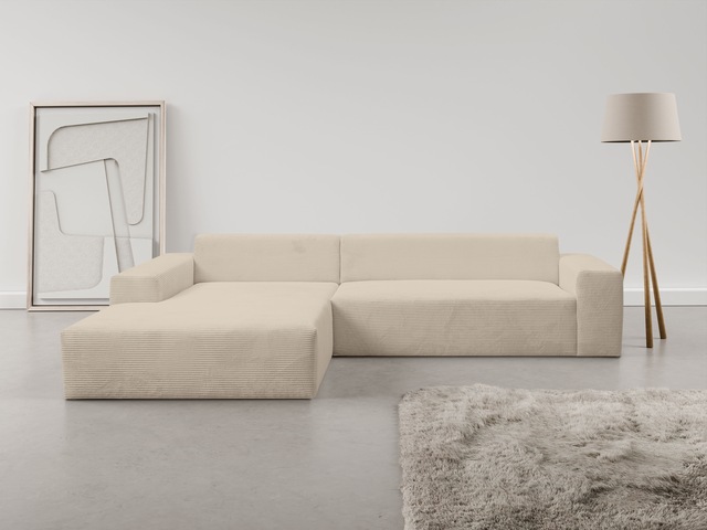 WERK2 Ecksofa "Zeus-XL, Mega-Sofa mit großer Sitztiefe, Stellmaße 311cm x 2 günstig online kaufen