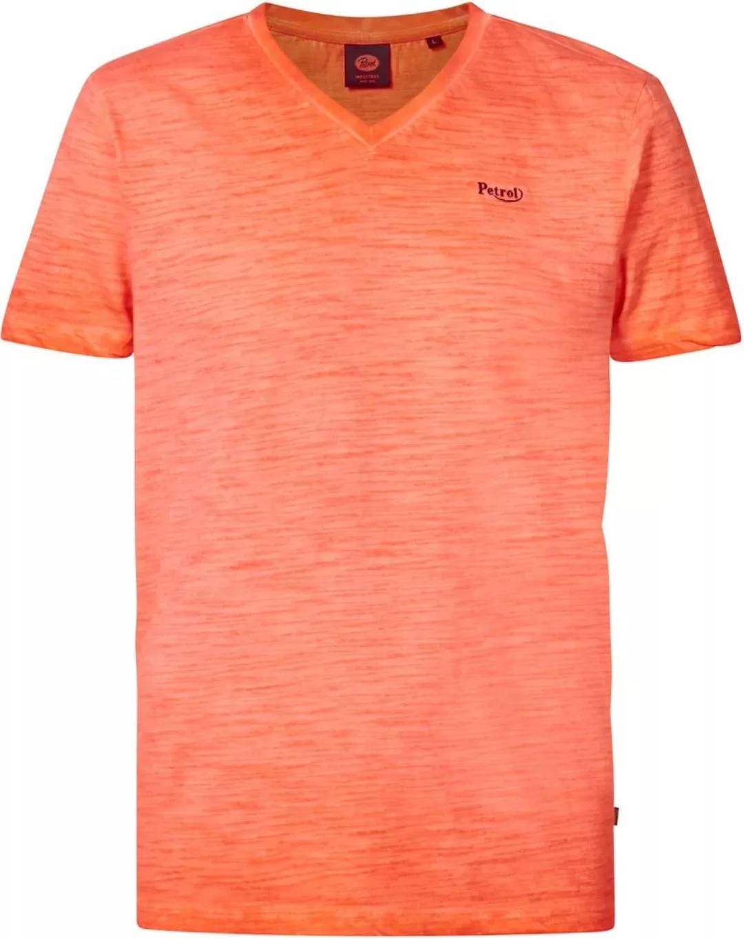 Petrol T-Shirt Balg Melange Hellorange - Größe 3XL günstig online kaufen