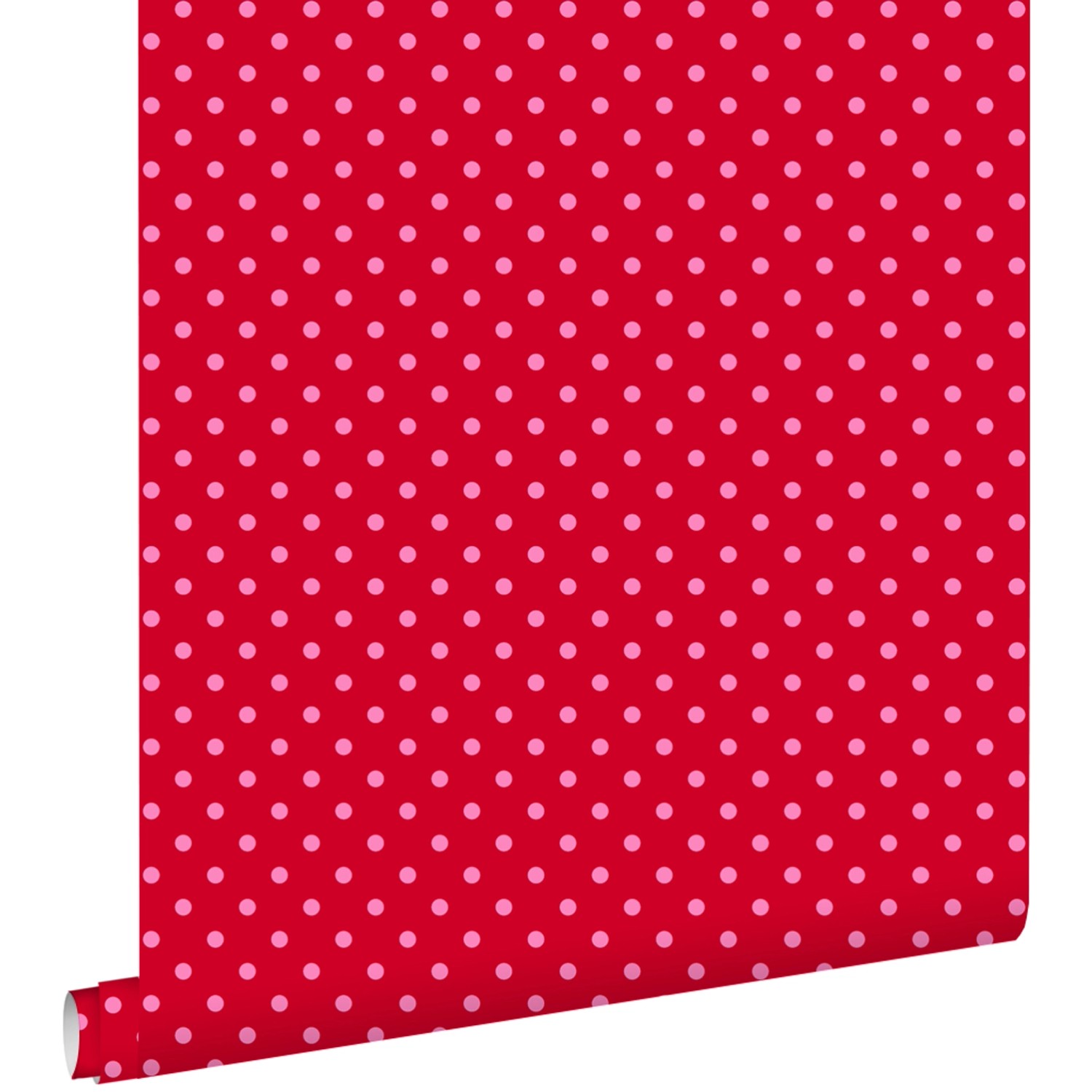 ESTAhome Tapete Punkte Rot und Rosa 53 cm x 10,05 m 115740 günstig online kaufen
