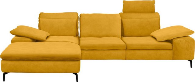 W.SCHILLIG Ecksofa valentinoo, Set, inklusive Hocker, mit Sitztiefenverstel günstig online kaufen