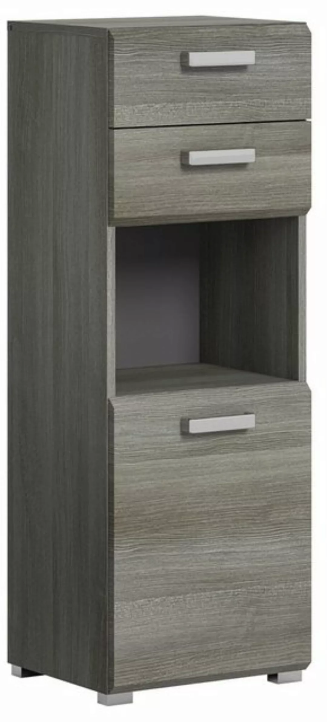 xonox.home Hochschrank in Rauchsilber - 40x109x33cm (BxHxT) günstig online kaufen