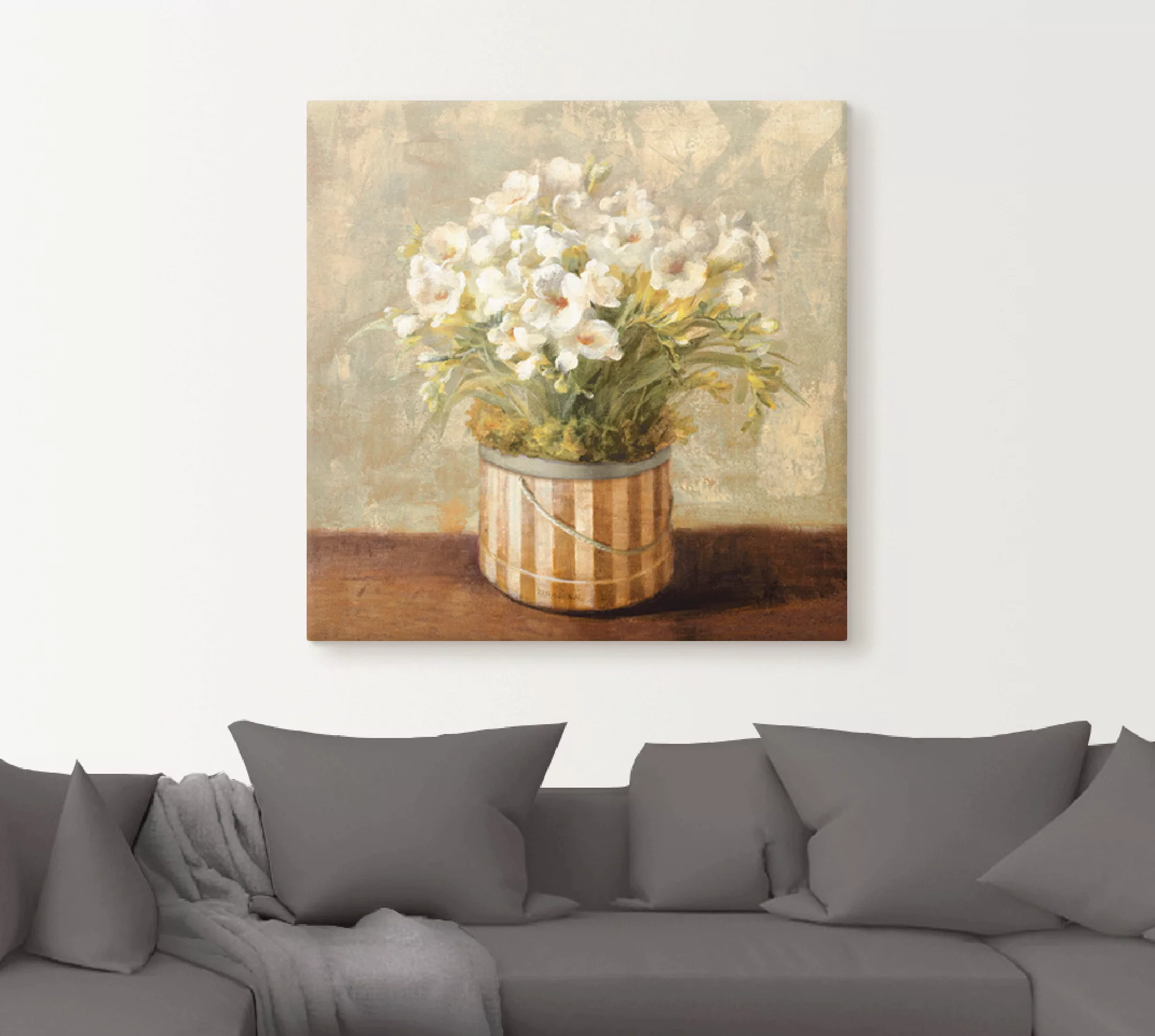 Artland Wandbild "Fresien", Blumen, (1 St.), als Leinwandbild, Poster in ve günstig online kaufen