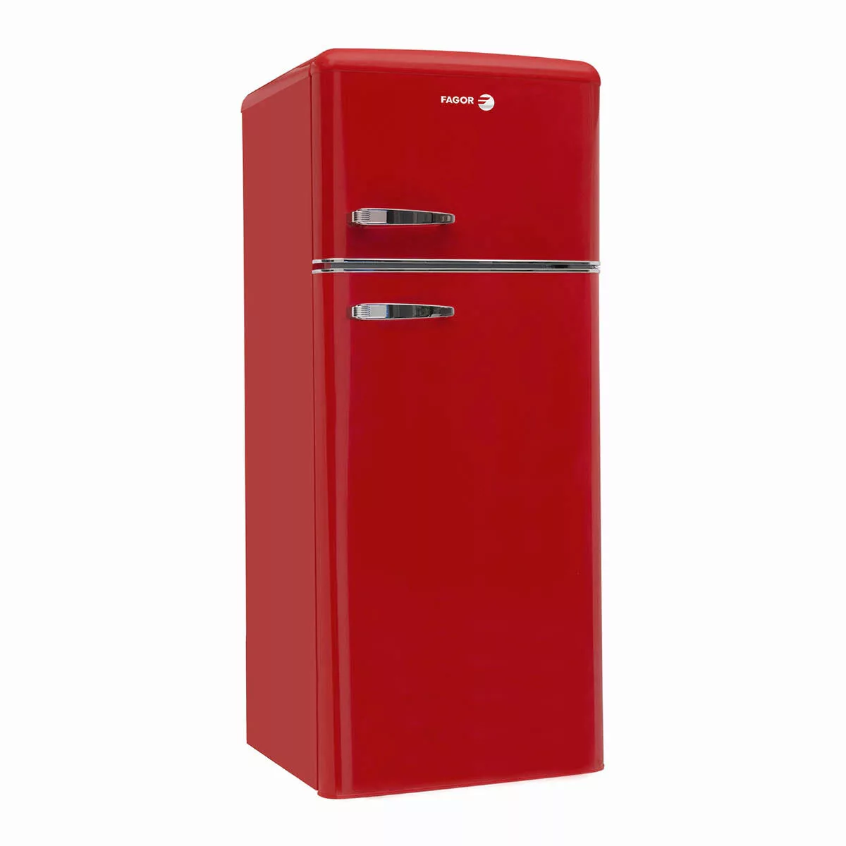 Kühlschrank Fagor 3ffv1455r   144 Rot Retro (55 X 61.5 X 144 Cm) günstig online kaufen