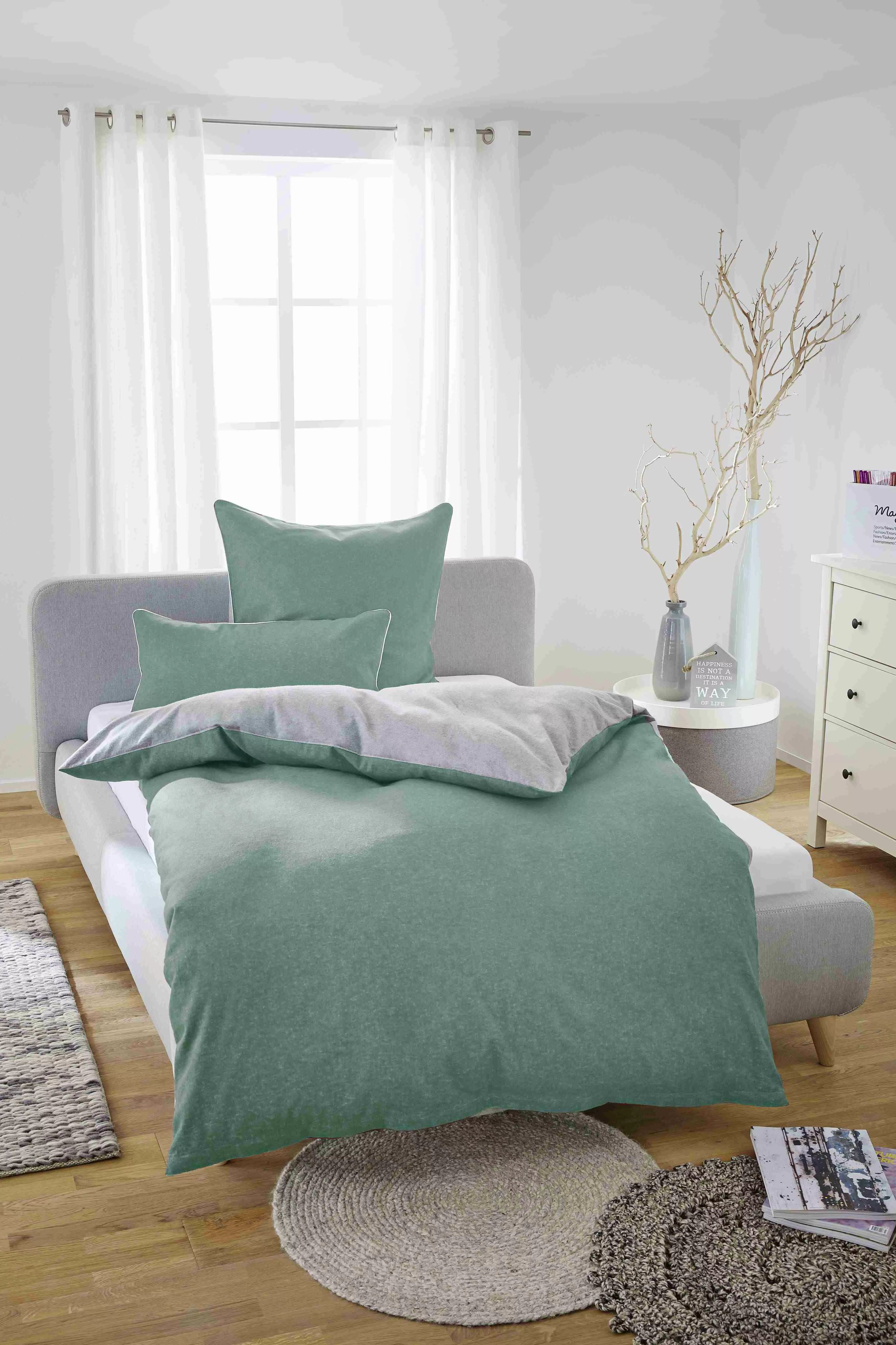 Biberna Wendebettwäsche Hermal, Flanell, 2 teilig, günstig online kaufen