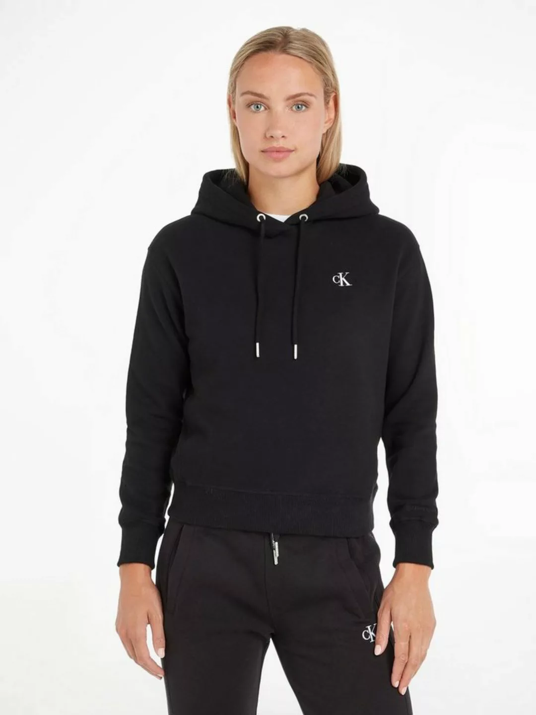 Calvin Klein Jeans Kapuzensweatshirt CK EMBROIDERY HD mit CK Monogramm Stic günstig online kaufen