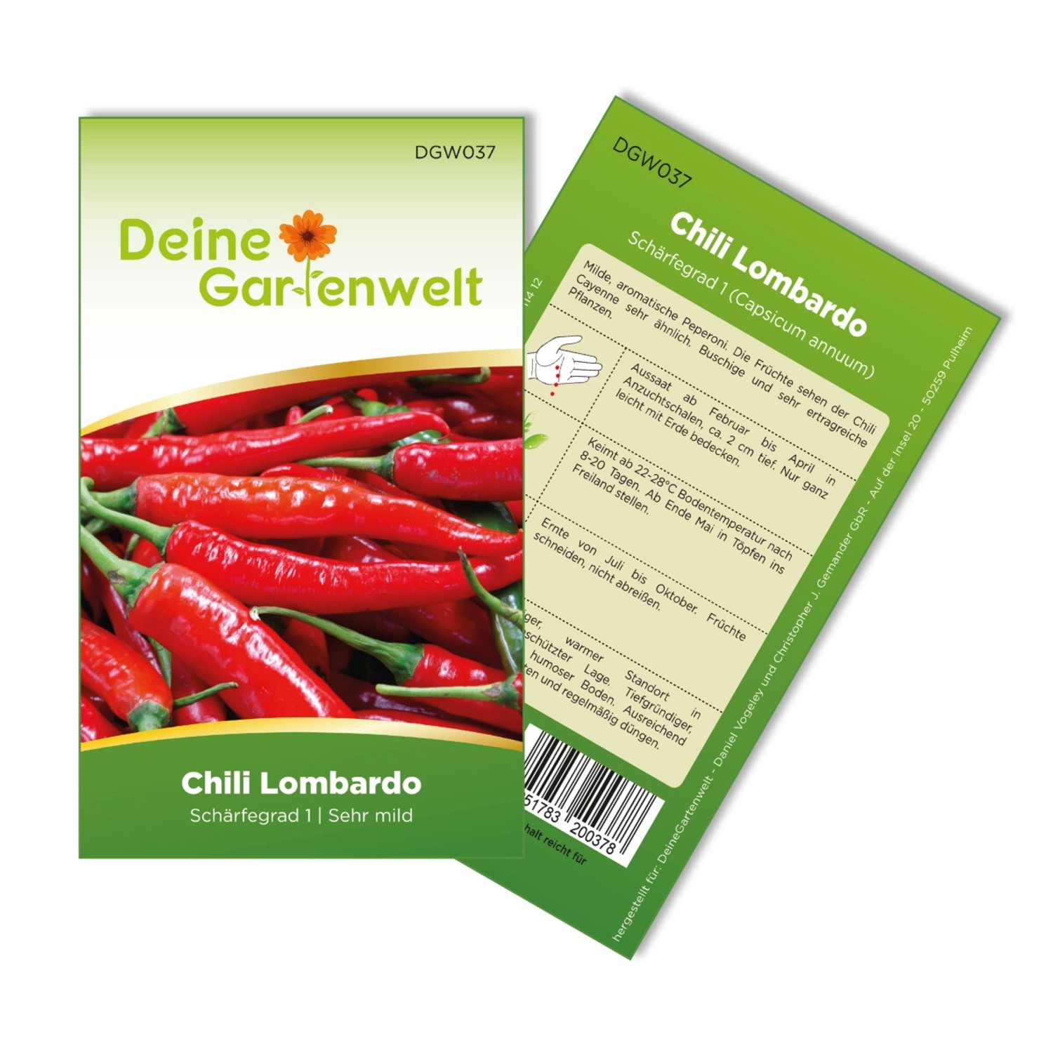 Deine Gartenwelt Chili Lombardo Samen günstig online kaufen