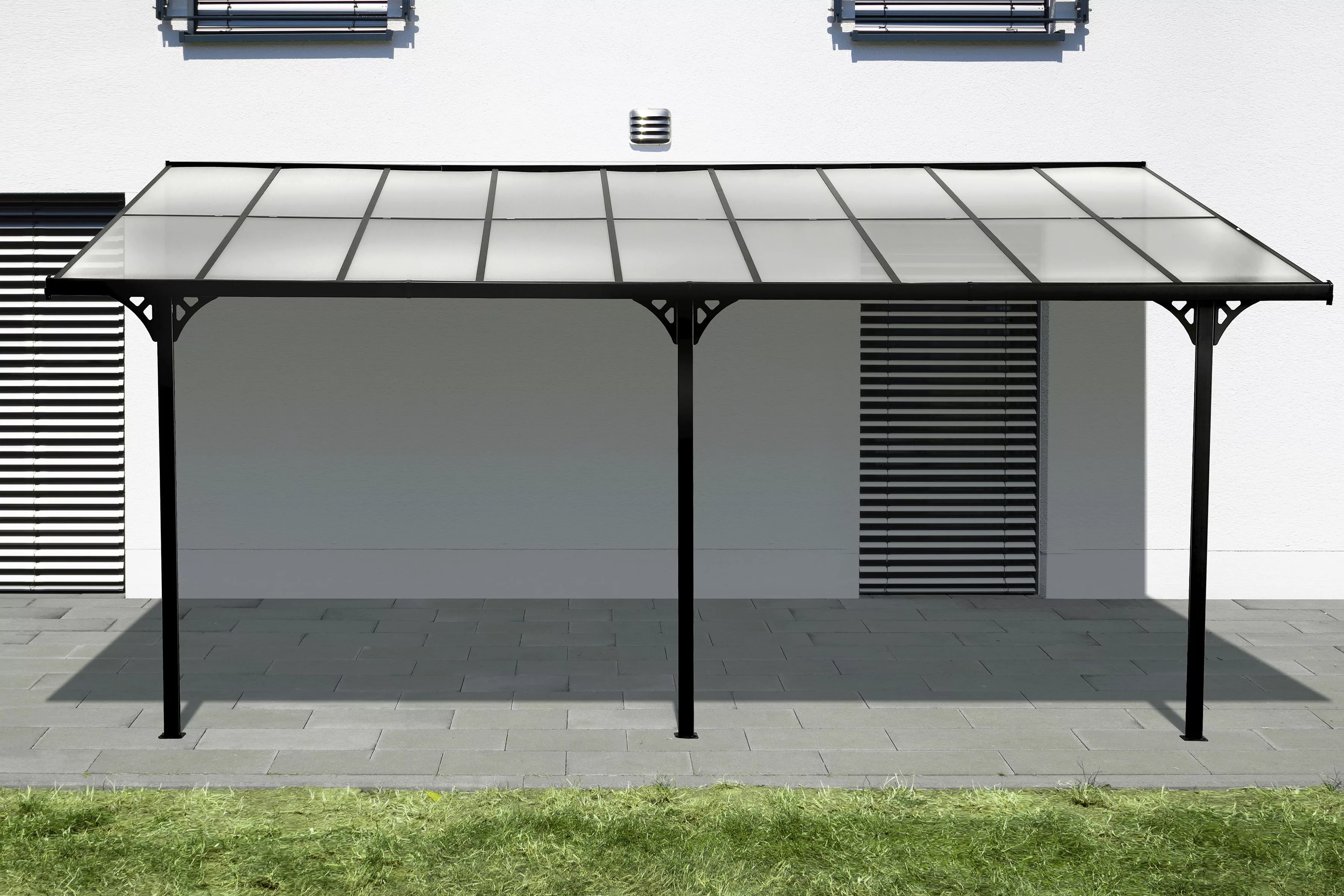 WESTMANN Terrassendach "Bruce", Rahmen aus pulverbeschichtetem Aluminium, s günstig online kaufen