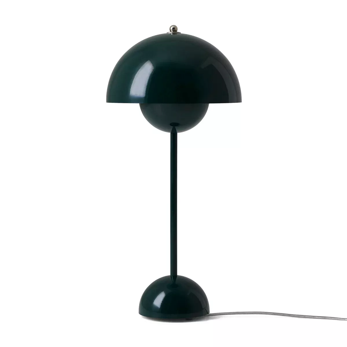 &Tradition - Flower Pot VP3 Tischleuchte glänzend - dunkelgrün NCS S 8010-B günstig online kaufen