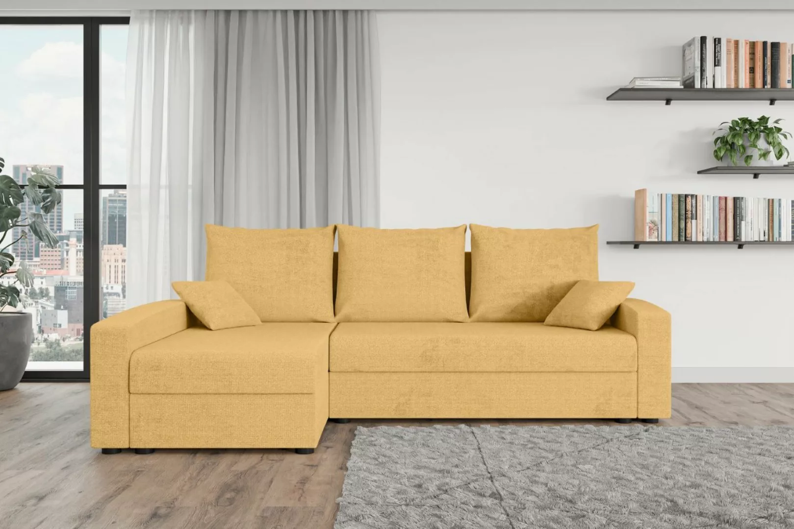 ALTDECOR Ecksofa RAVENA-L, Couch mit Schlaffunktion, Wohnzimmer - links/rec günstig online kaufen