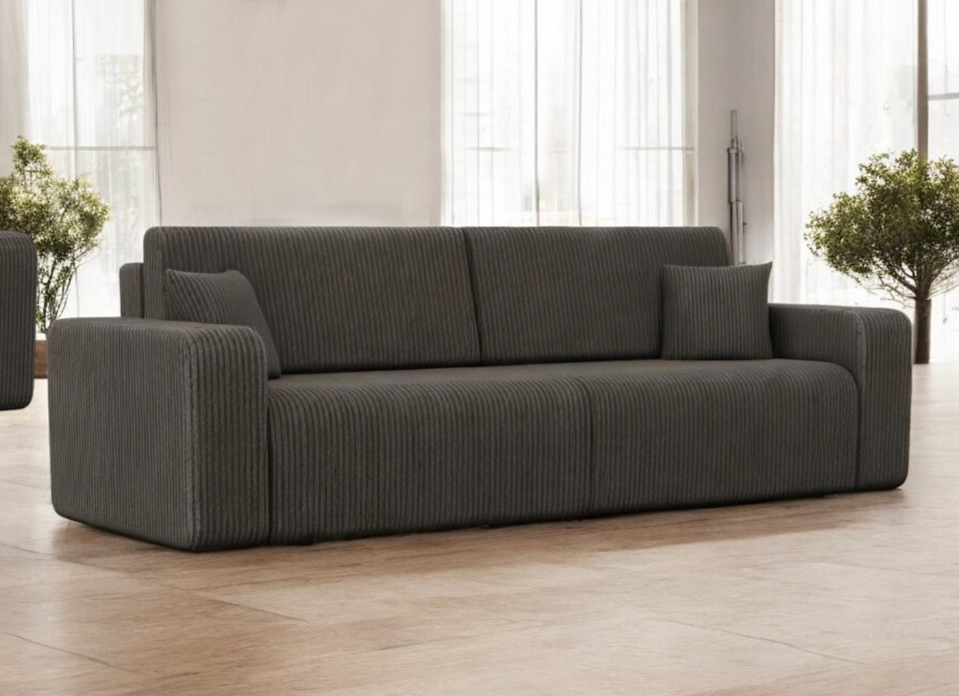 Compleo Schlafsofa mit Bettkasten Cordstoff LAGA Gemütliches Zuhause, Komfo günstig online kaufen